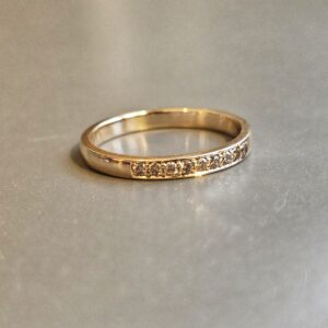 Bruine Diamant Rose Goud Pave 3