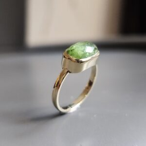 Groene Roos Tourmalijn Ring