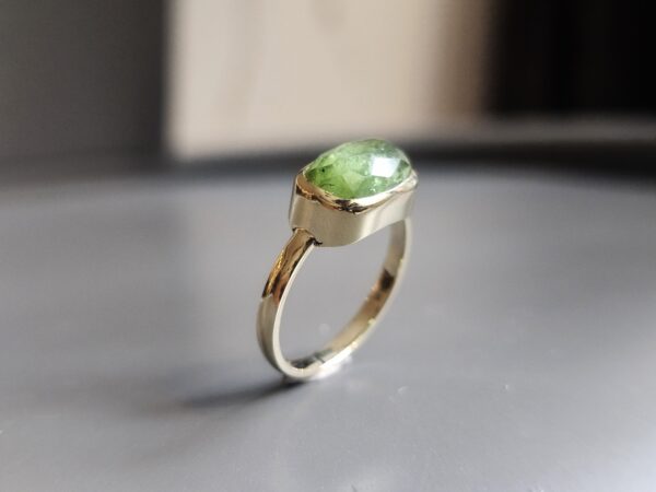 Groene Roos Tourmalijn Ring